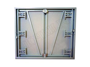 Люк под плитку Нажимной Железяка, 2 створки Люк под плитку Нажимной Железяка, 2 створки