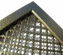 с перфорацией Цветок накладная 1000*450, RAL 3015, накладная с перфорацией Цветок накладная 1000*450, RAL 3015, накладная