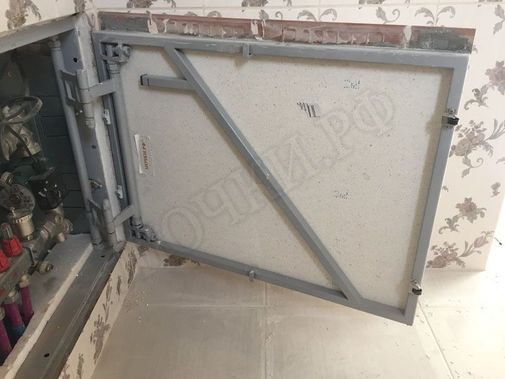 Люк под плитку Нажимной Железяка 600*1650 Люк под плитку Нажимной Железяка 600*1650