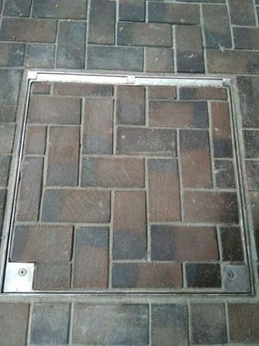 Напольный люк Брус Ли AISI 304, Съемная дверца 900*700 Напольный люк Брус Ли AISI 304, Съемная дверца 900*700