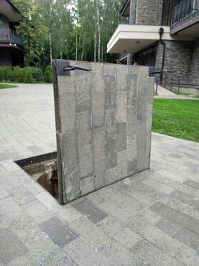 Напольный люк Брус Ли Стальной, Съемная дверца 900*1100 Напольный люк Брус Ли Стальной, Съемная дверца 900*1100