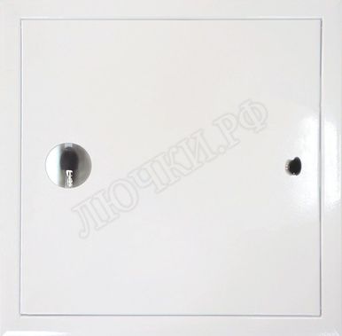 Люк сантехнический пожарный 400*300, петли справа, Отверстие справа-сверху Люк сантехнический пожарный 400*300, петли справа, Отверстие справа-сверху