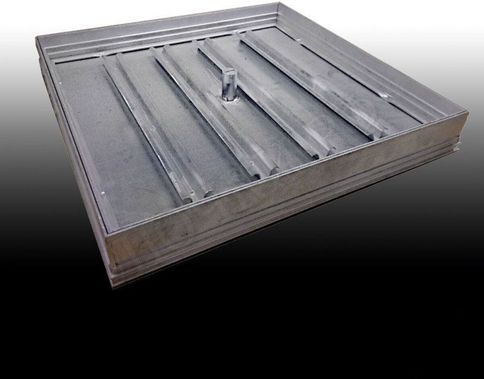 Напольный люк Премиум 54 мм 2 створки 950*1500 Напольный люк Премиум 54 мм 2 створки 950*1500