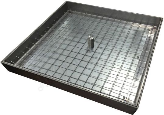 Напольный люк из нержавеющей стали AISI 430 700*700 Напольный люк из нержавеющей стали AISI 430 700*700