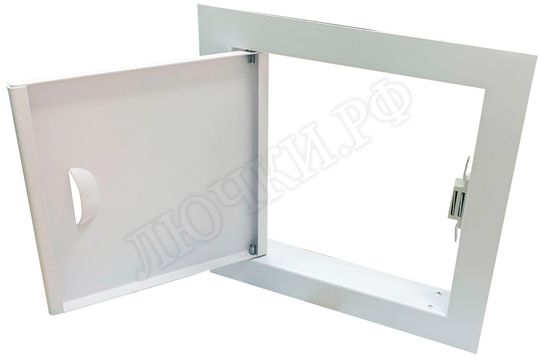 Сантехнический люк Комфорт, с магнитом 200*1100, RAL 9003 муар Сантехнический люк Комфорт, с магнитом 200*1100, RAL 9003 муар