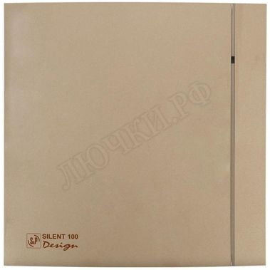 Вытяжной вентилятор SILENT-100 CRZ CHAMPAGNE DESIGN-4C Вытяжной вентилятор SILENT-100 CRZ CHAMPAGNE DESIGN-4C