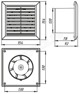 Вентилятор Awenta Classic Series, WC120T Вентилятор Awenta Classic Series, WC120T