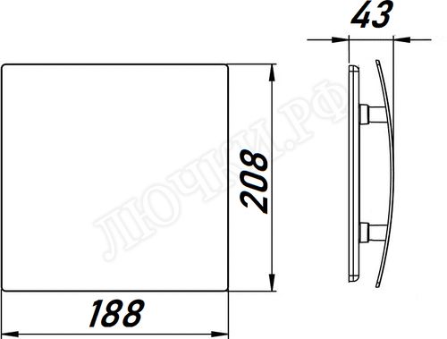 Панель для вентиляторов Awenta System+, Escudo, PECB125P, Чёрный глянцевый, пластик Панель для вентиляторов Awenta System+, Escudo, PECB125P, Чёрный глянцевый, пластик