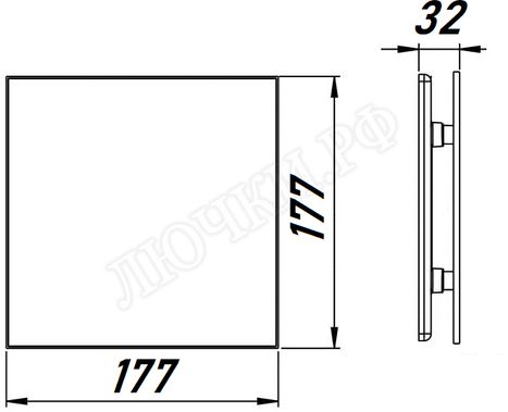 Панель для вентиляторов Awenta System+, Inside, PI125, Под плитку, пластик Панель для вентиляторов Awenta System+, Inside, PI125, Под плитку, пластик