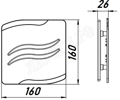 Панель для вентиляторов Awenta System+, S-Line, PSS100, Серебро (сатин), пластик Панель для вентиляторов Awenta System+, S-Line, PSS100, Серебро (сатин), пластик
