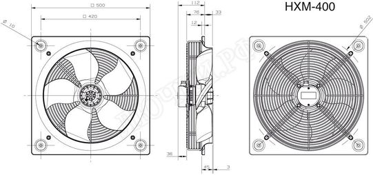 Вентилятор HXM-400 Вентилятор HXM-400